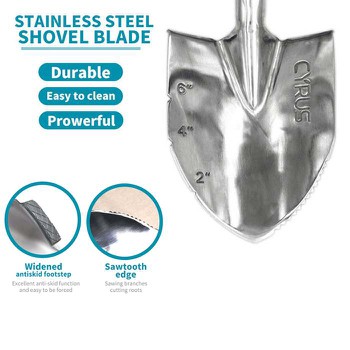 stainless digging shovel stainless digging shovel