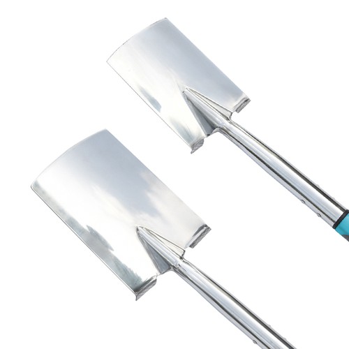 Mirror-polished stainless steel head Mirror-polished stainless steel head